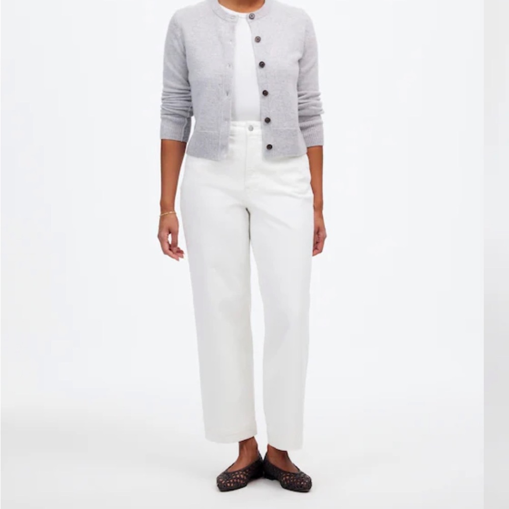 Madewell The Curvy Perfect Vintage Wide-Leg Crop Jean